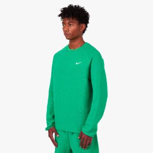 Nike NOCTA Tech Fleece Crewneck Stadium Green / Sail sold by Livestock