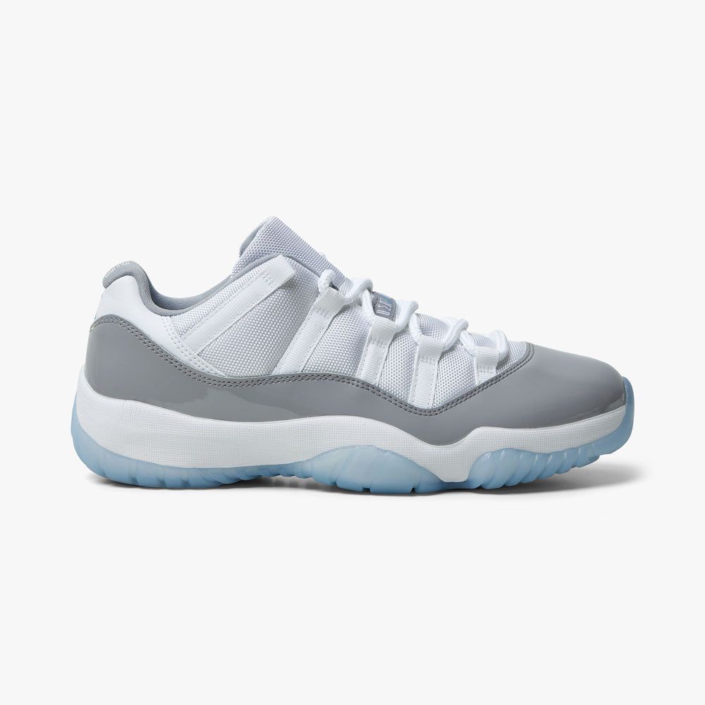 Jordan 11 Retro Low White / University Blue - Cement Grey sold by Livestock