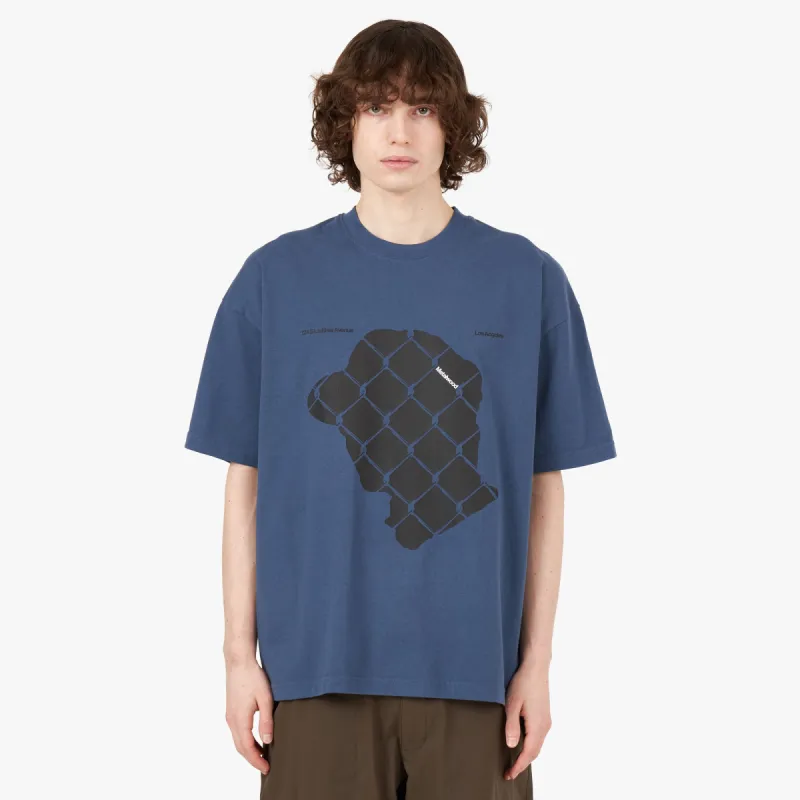 Metalwood Studio Chainlink T-shirt / Navy sold by Livestock