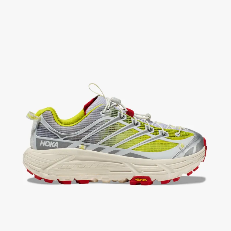 Hoka x Nicole McLaughlin Mafate Three2 White / Neon Yellow sold by Livestock