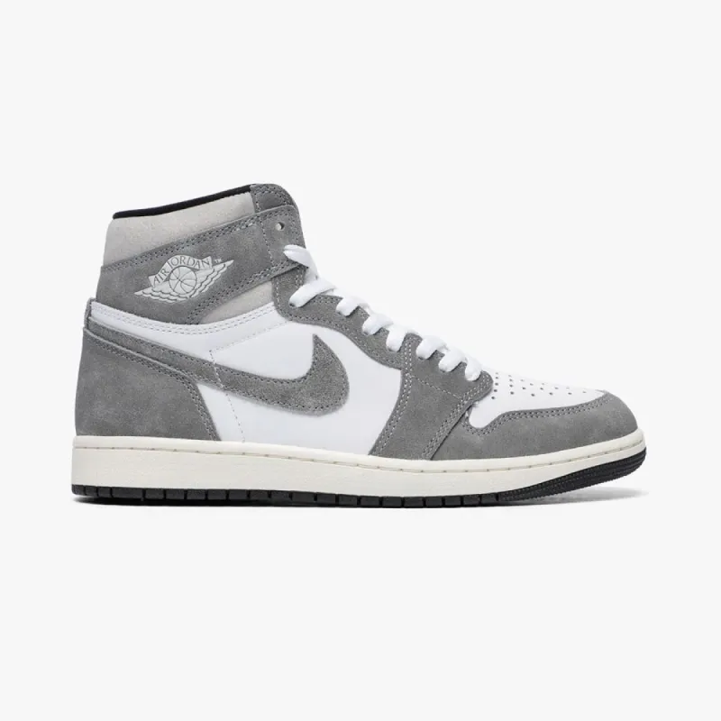 Jordan 1 Retro High OG Black / Fire Red - White sold by Livestock