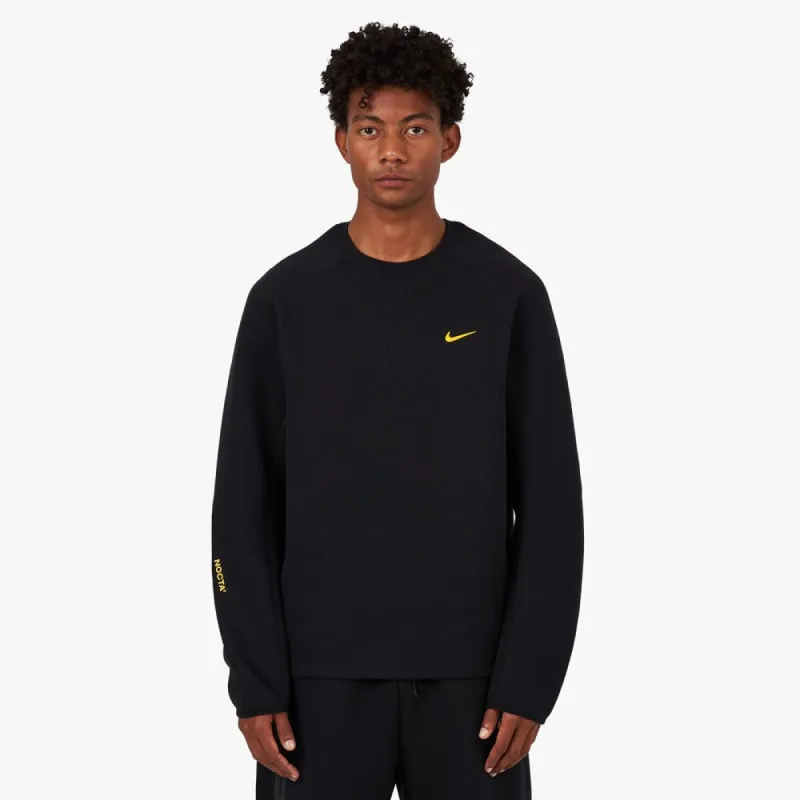 Nike NOCTA Tech Fleece Crewneck Black / University Gold sold by Livestock