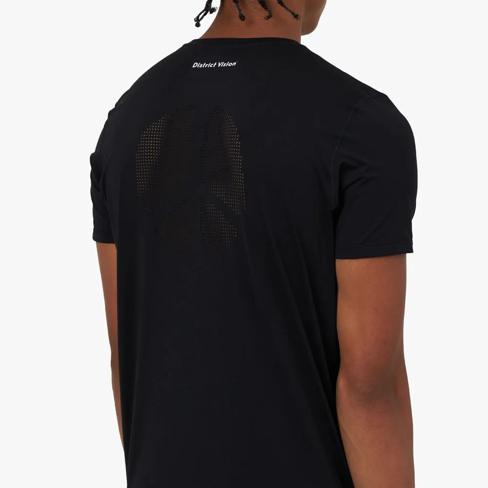 District Vision Ultralight Aloe Short Sleeve T-shirt / Black sold by Livestock product image thumbnail 5
