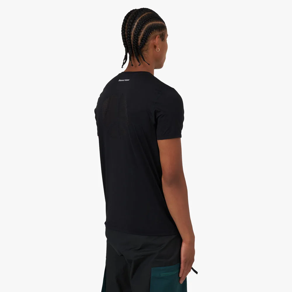 District Vision Ultralight Aloe Short Sleeve T-shirt / Black sold by Livestock product image thumbnail 3