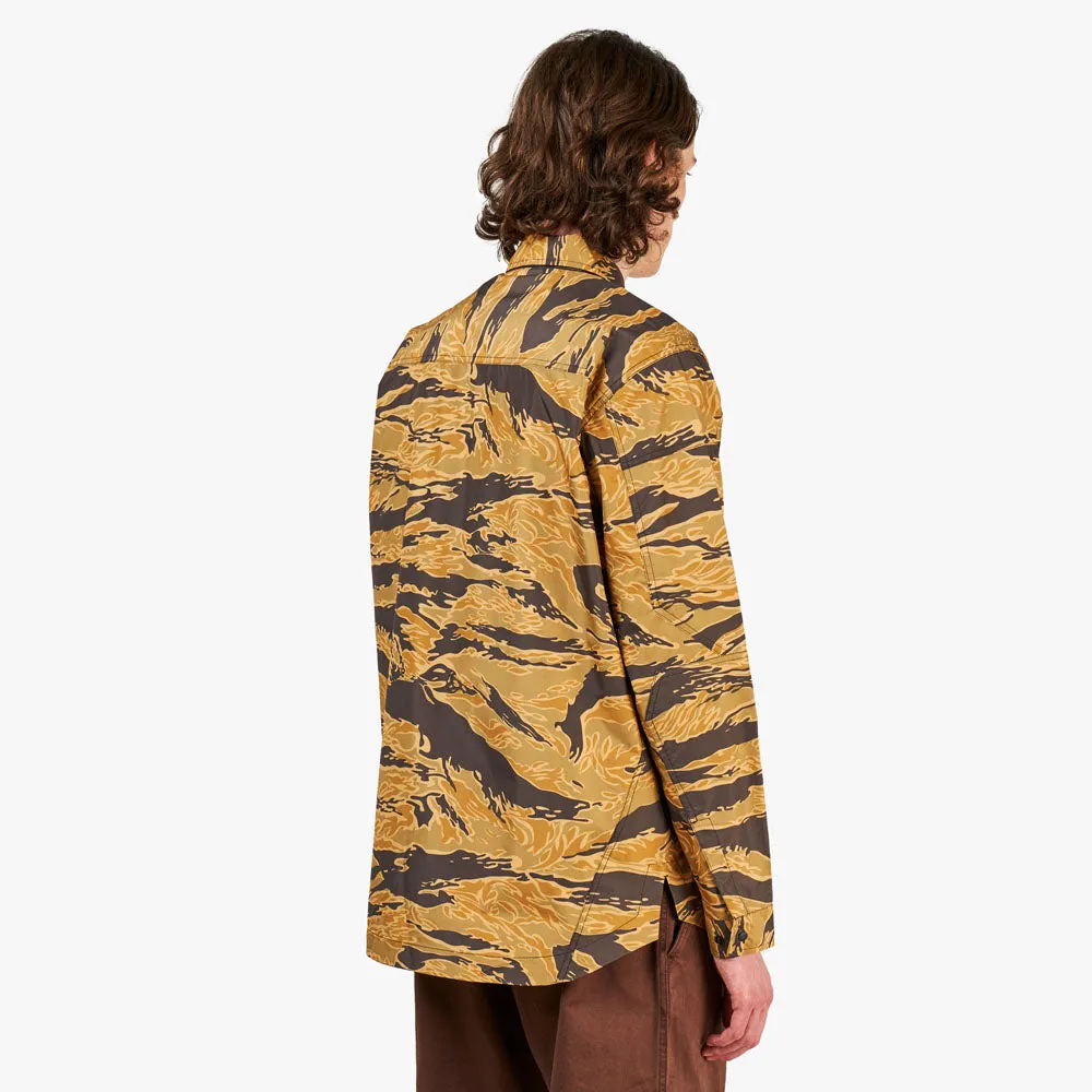 Maharishi Camo Reversible Packaway Shirt IT Recycled Ripstop Sunbleach G Tigerstripe / Black sold by Livestock product image thumbnail 5