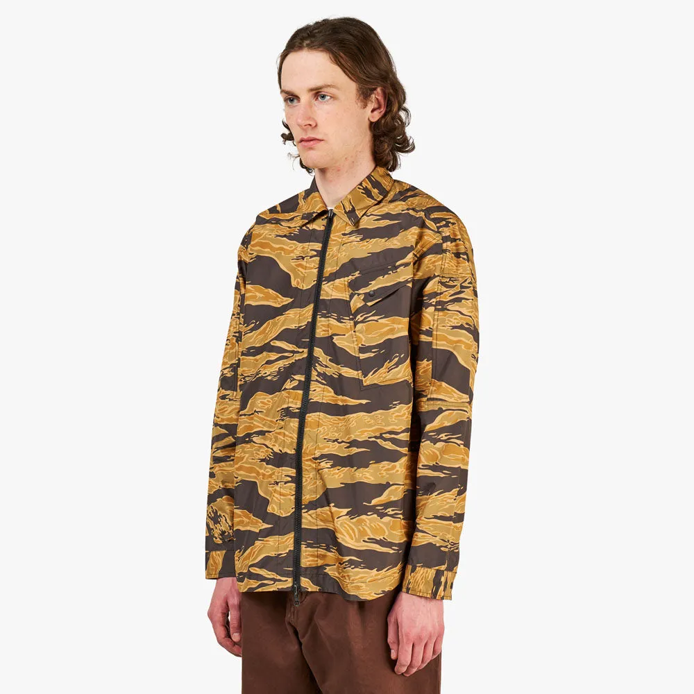 Maharishi Camo Reversible Packaway Shirt IT Recycled Ripstop Sunbleach G Tigerstripe / Black sold by Livestock product image thumbnail 3