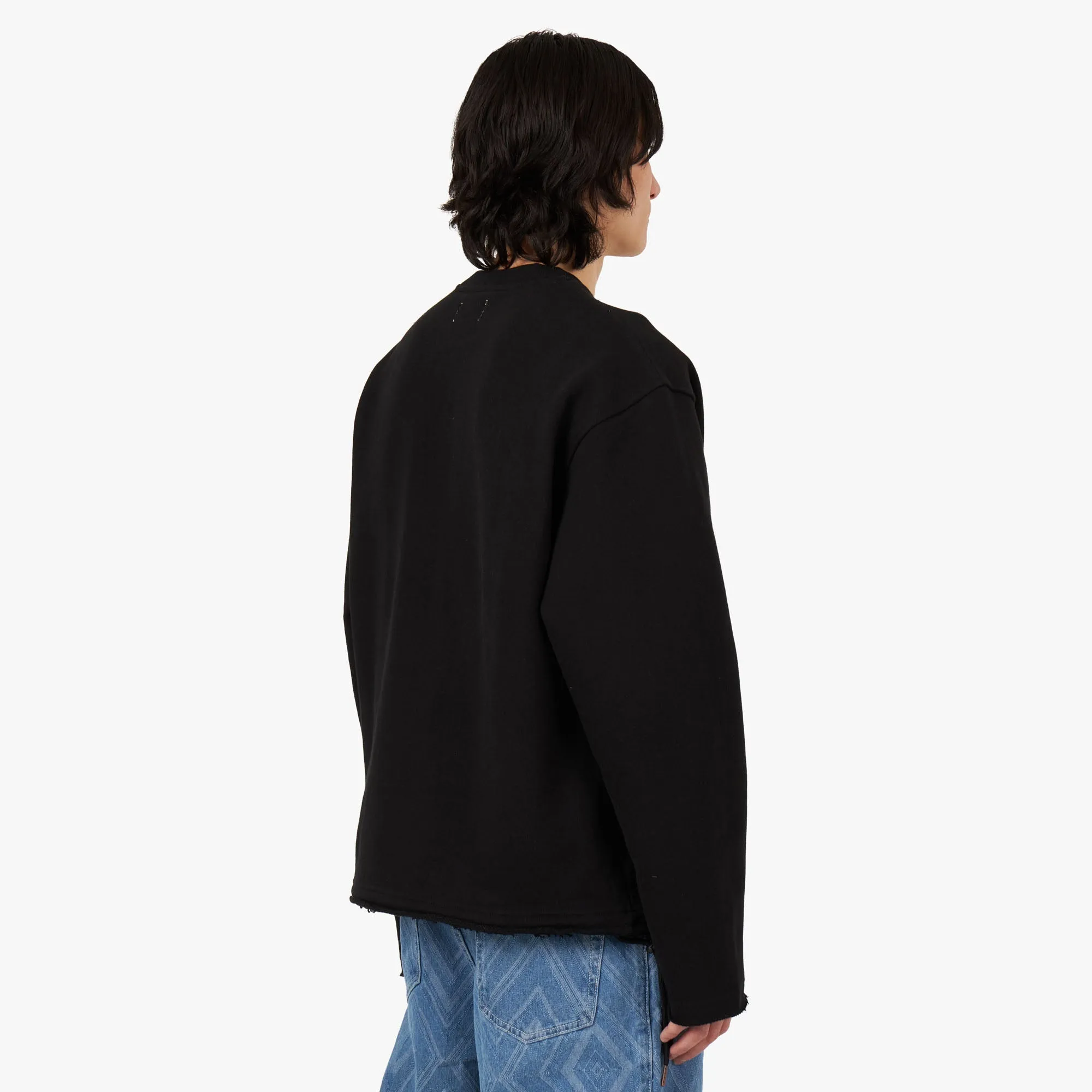 Honor The Gift Pocket Pullover Crewneck / Black sold by Livestock product image thumbnail 3