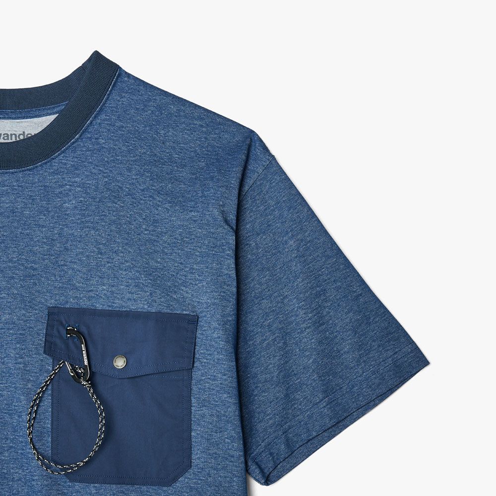 and wander Pocket T / Blue sold by Livestock product image thumbnail 6