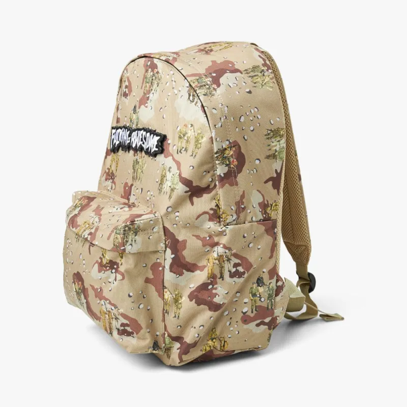 burg様 / 新品 FUCKING AWESOME スナップバック 梱包指定 Fucking Awesome Velcro Stamp Backpack / Soldier Camo | Parallel