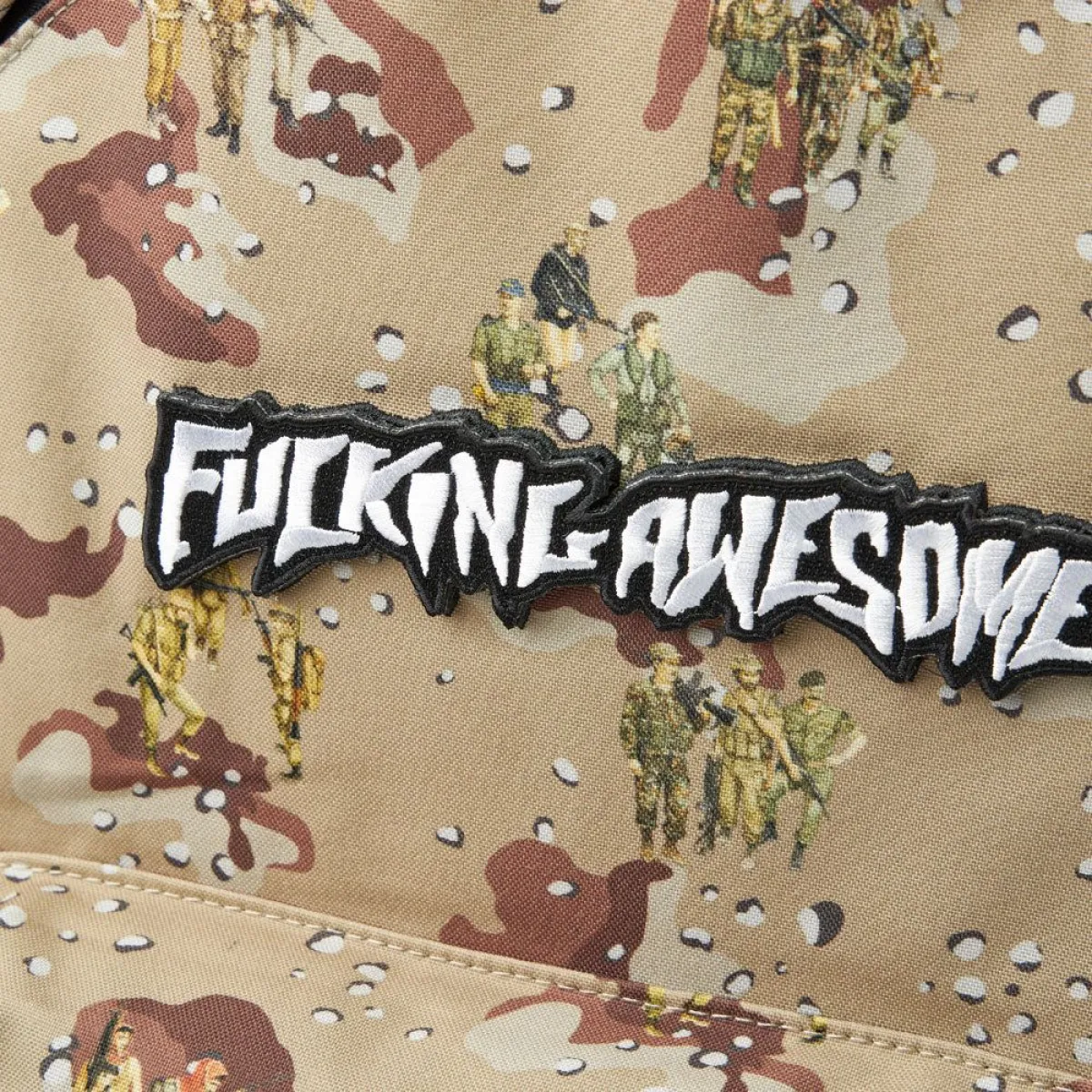 Fucking Awesome Velcro Stamp Backpack / Soldier Camo | Parallel