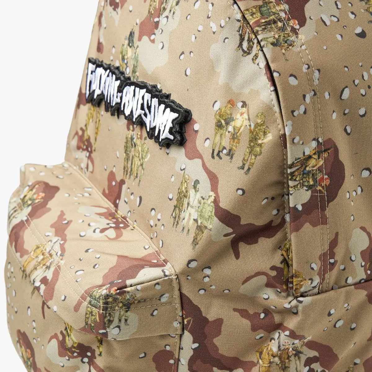 Fucking Awesome Velcro Stamp Backpack / Soldier Camo | Parallel