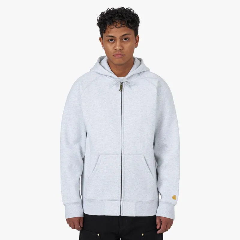 Carhartt WIP Hooded Chase Jacket / Ash Heather sold by Livestock