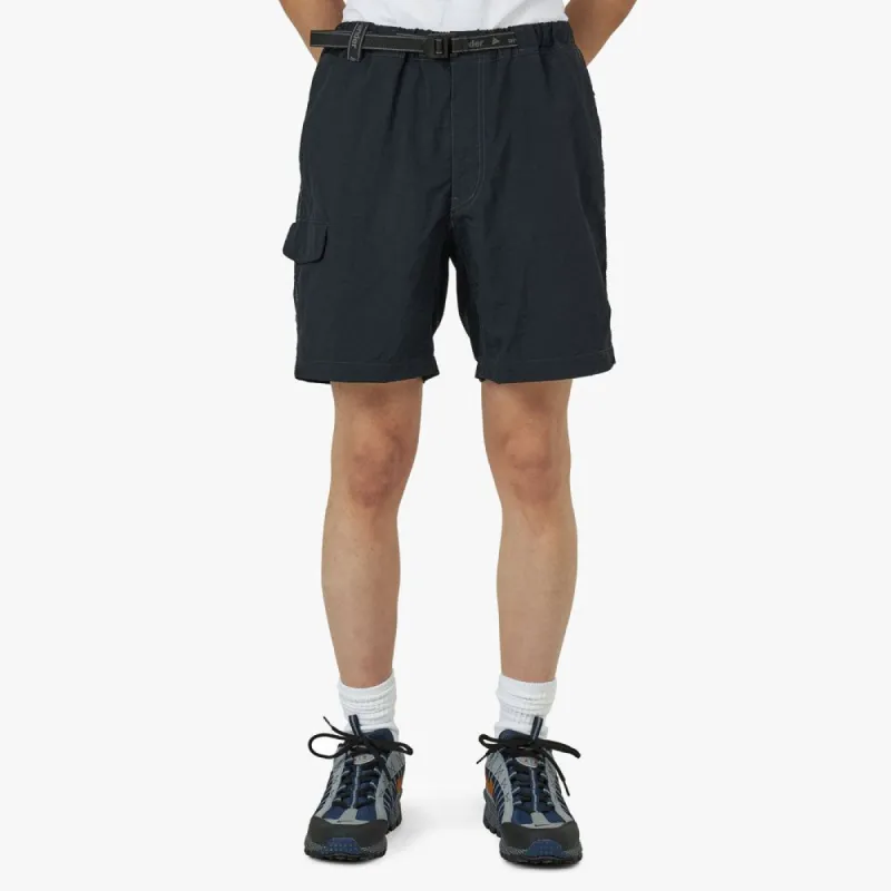 and wander Nylon Taffeta Hiker Shorts/ Black sold by Livestock