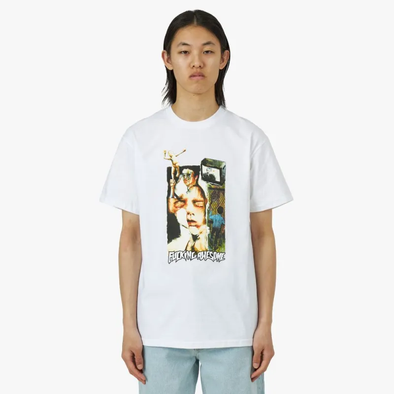 Fucking Awesome Peligroso T-shirt / White sold by Livestock