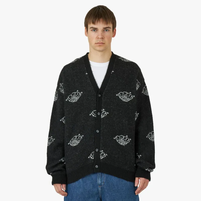 Palmes Pearl Knitted Cardigan / Black sold by Livestock