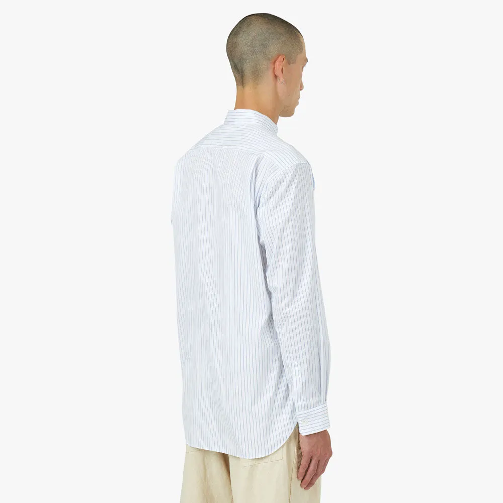 COMME des GARÇONS SHIRT Poplin Stripe Shirt Blue / Multi sold by Livestock product image thumbnail 3