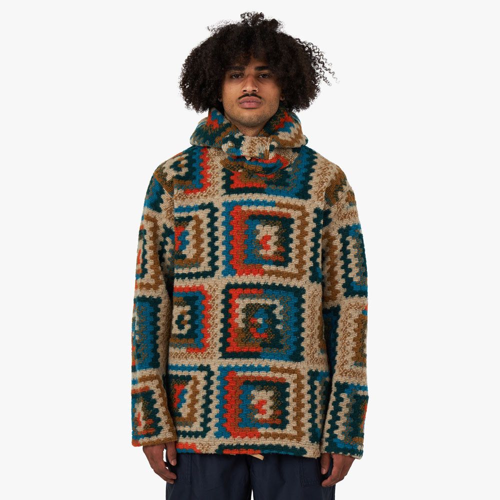 Engineered Garments Long Sleeve Pullover Hoodie / Multi Colour sold by Livestock