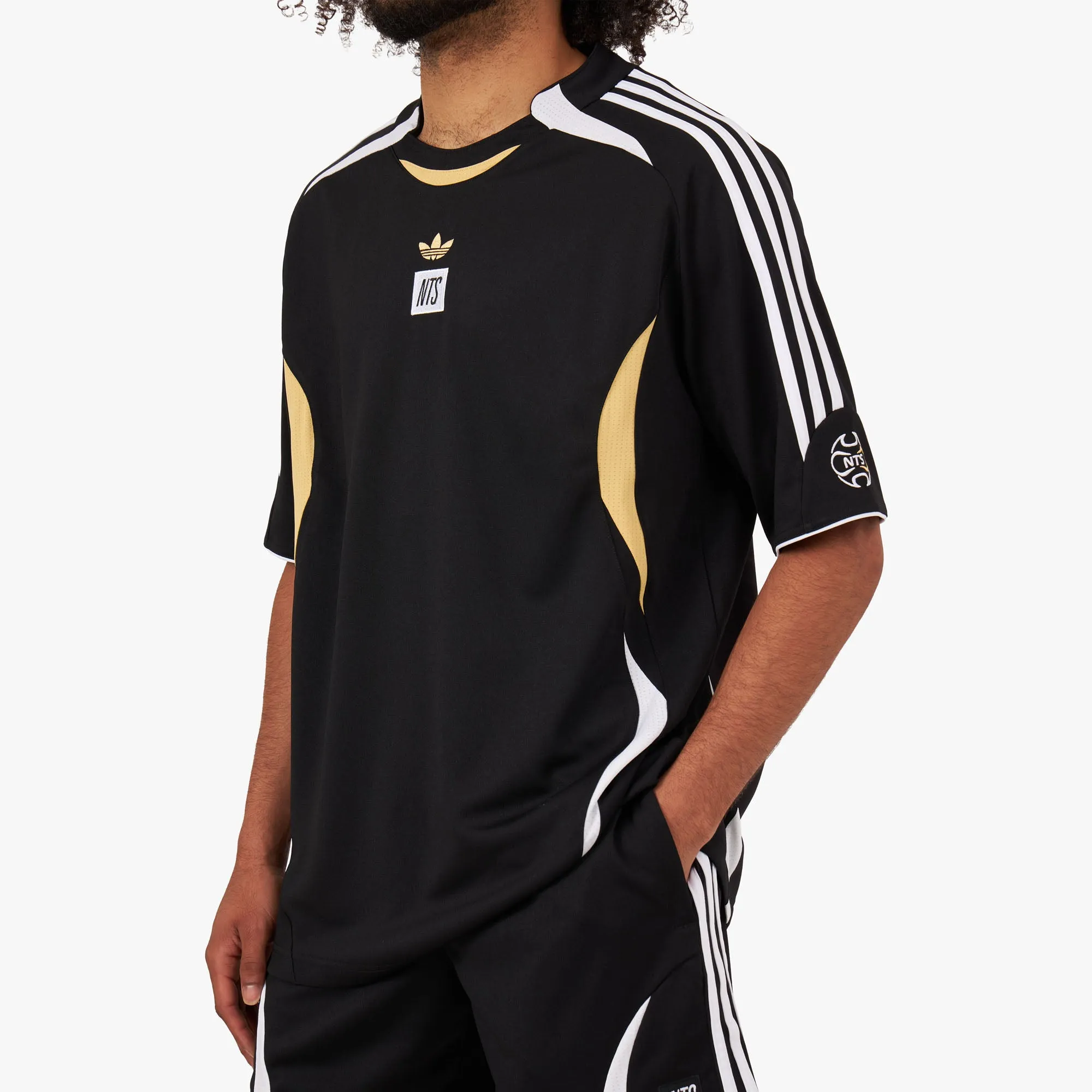 adidas Originals x NTS Radio Jersey Black / White sold by Livestock product image thumbnail 4