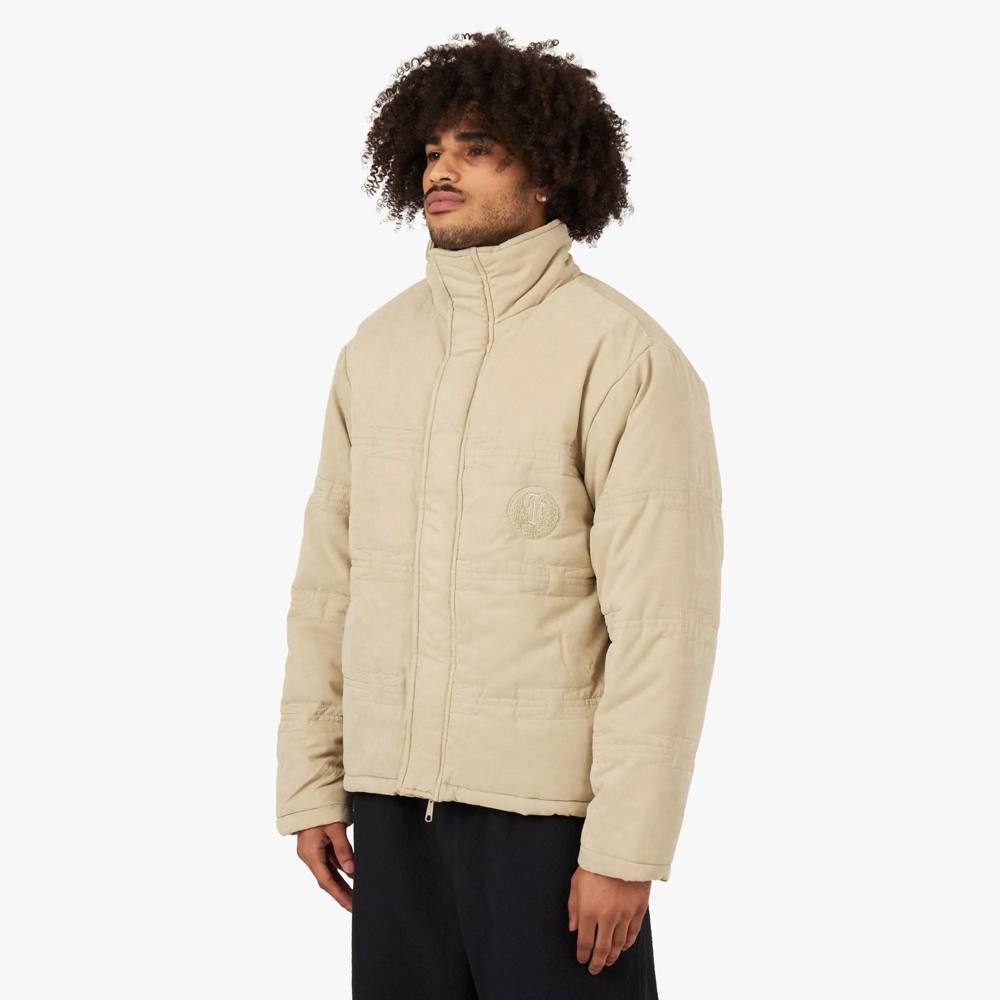 Honor The Gift H Wire Quilt Jacket / Bone sold by Livestock product image thumbnail 3