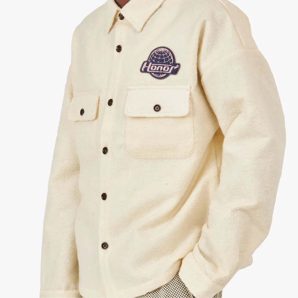 Honor The Gift Floral Cover Shirt / Cream sold by Livestock product image thumbnail 4