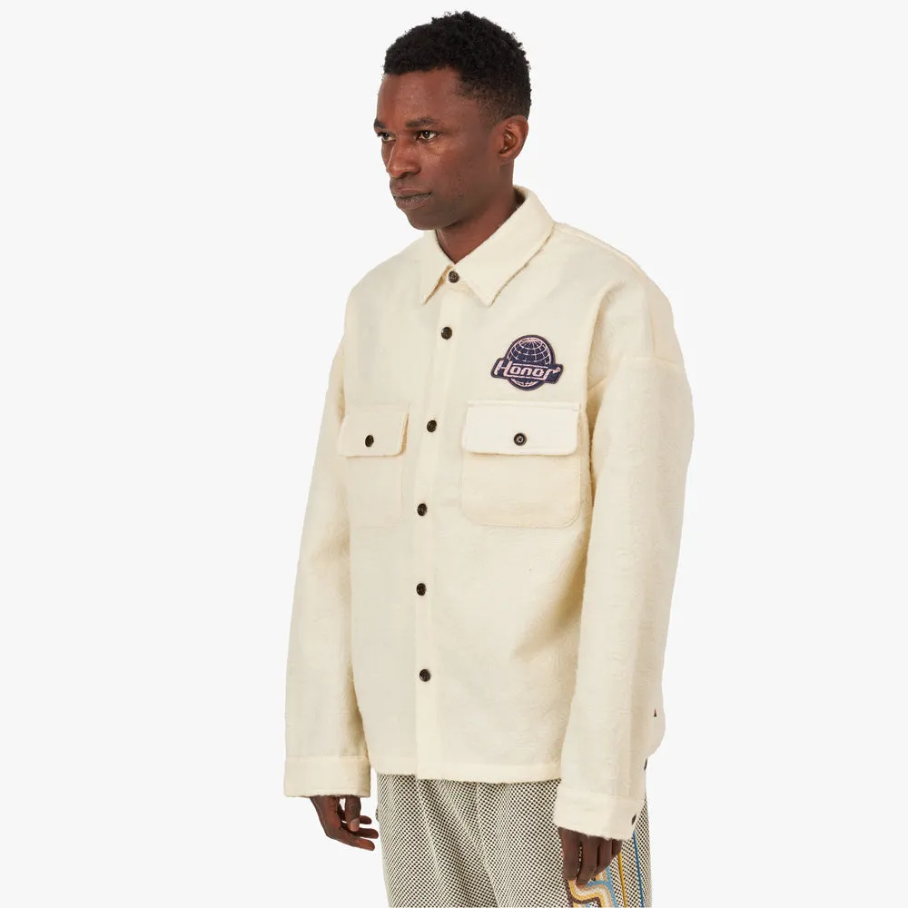 Honor The Gift Floral Cover Shirt / Cream sold by Livestock product image thumbnail 2