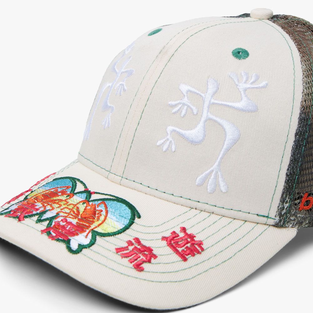 b.Eautiful Biyu Trucker Hat check camo（b.Eautiful Biyu