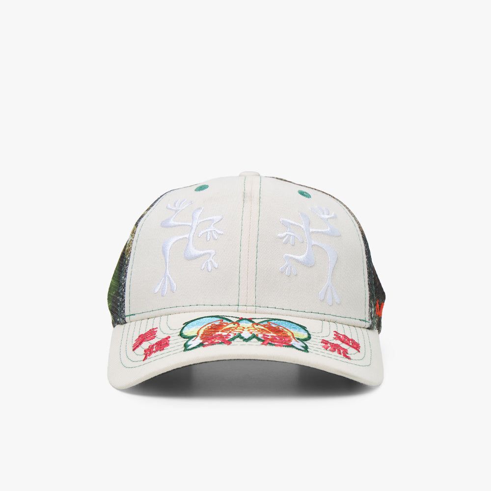 帽子 b.Eautiful Biyu Trucker Hat check camo b.Eautiful