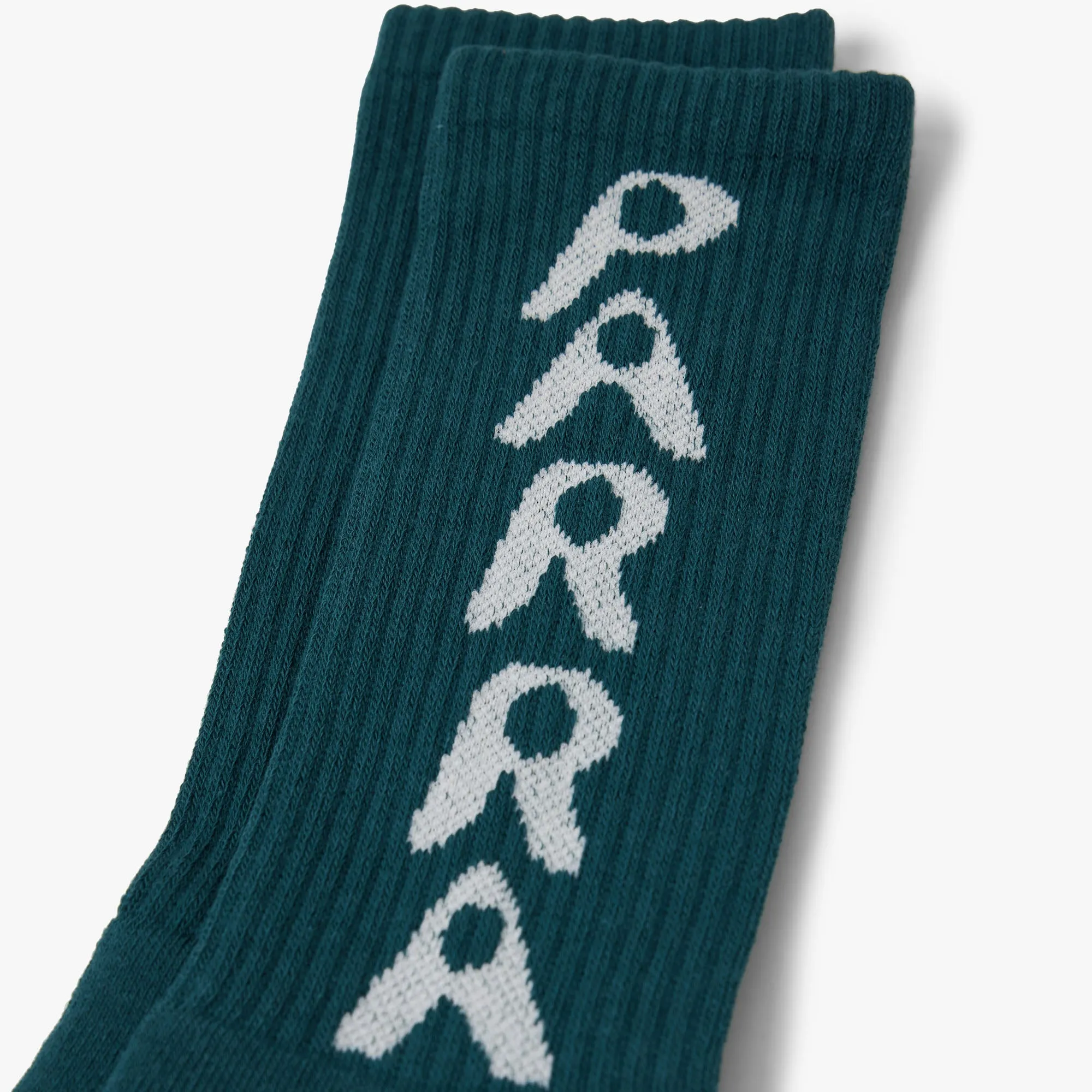 by Parra Hole Logo Crew Socks / Castleton Green sold by Livestock product image thumbnail 3