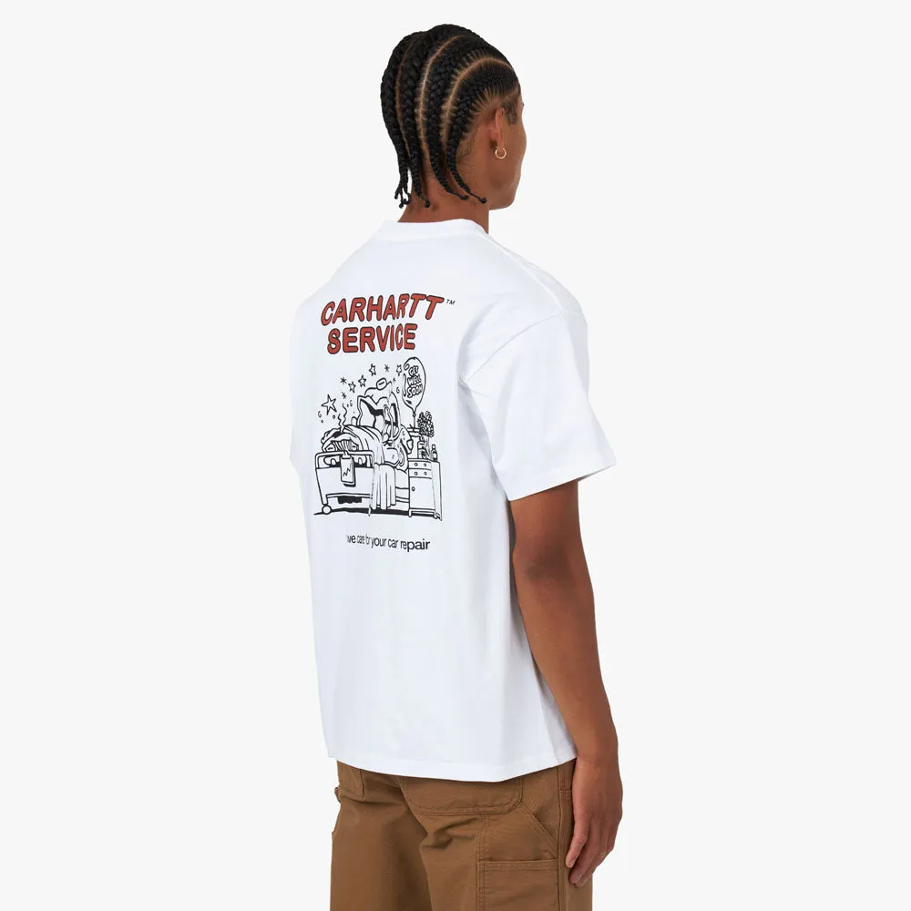 Carhartt WIP Car Repair T-shirt / White sold by Livestock product image thumbnail 3