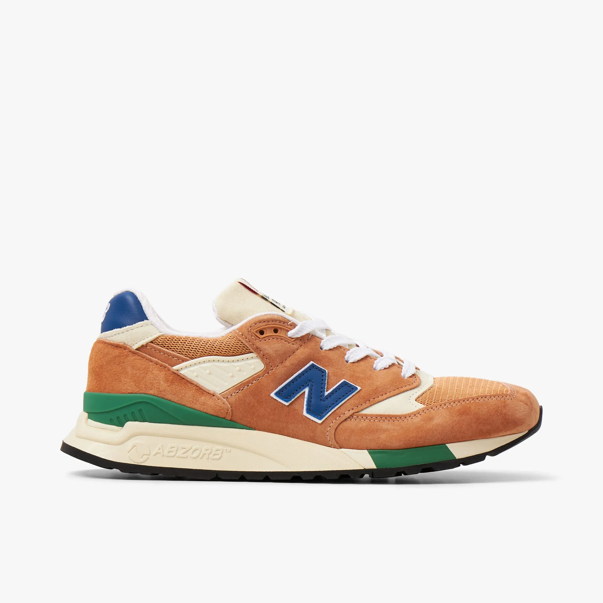 New Balance MADE in USA U998OB Orange / Royal sold by Livestock