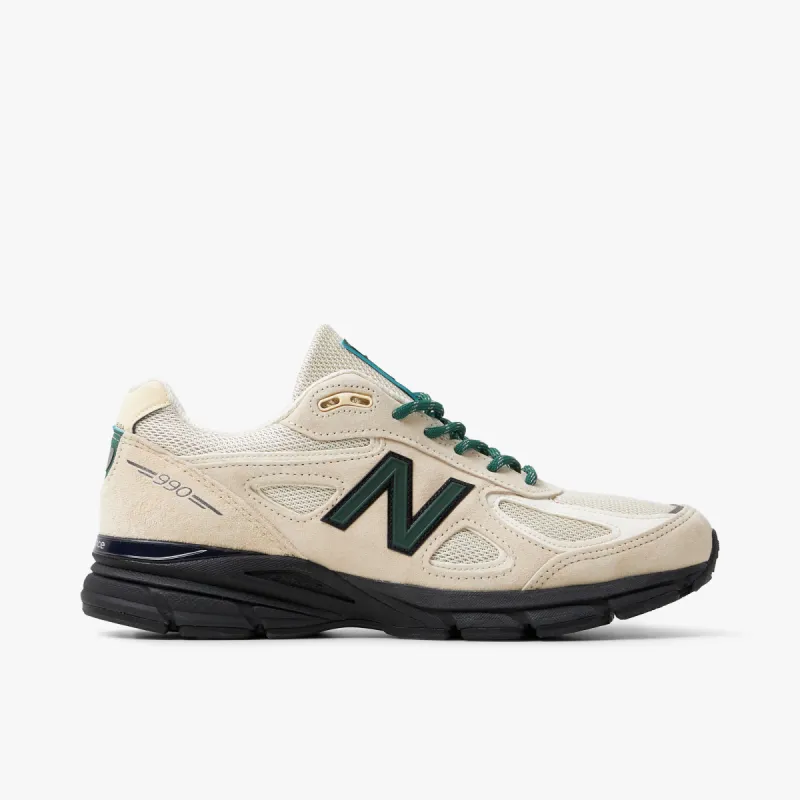 New Balance Made In USA 990v4 Macadamia Nut / Black sold by Livestock