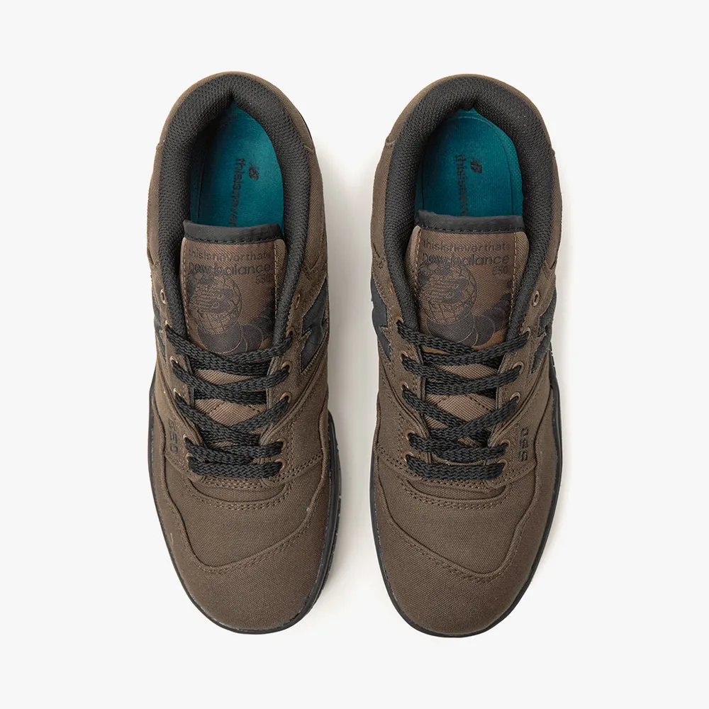 ★New Balance x Thisisneverthat★550 Brown Black★BB550TN★ New Balance 550 thisisneverthat Brown Men's - BB550TN - US