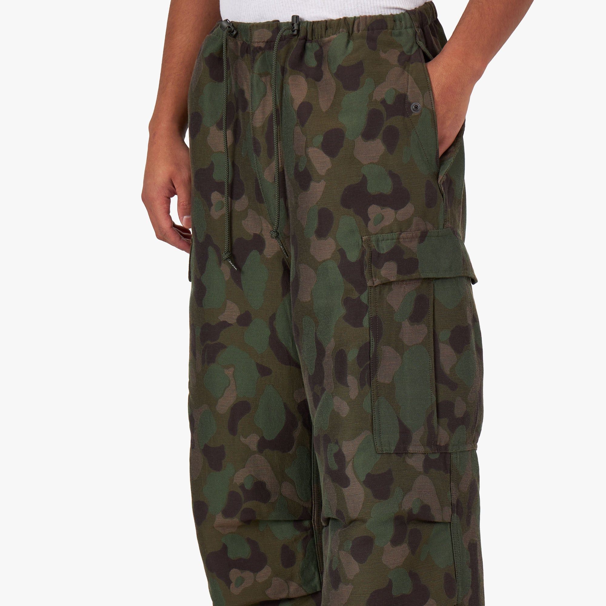 BEAMS PLUS MIL Over Pants Camo Jacquard / Olive sold by Livestock product image thumbnail 4
