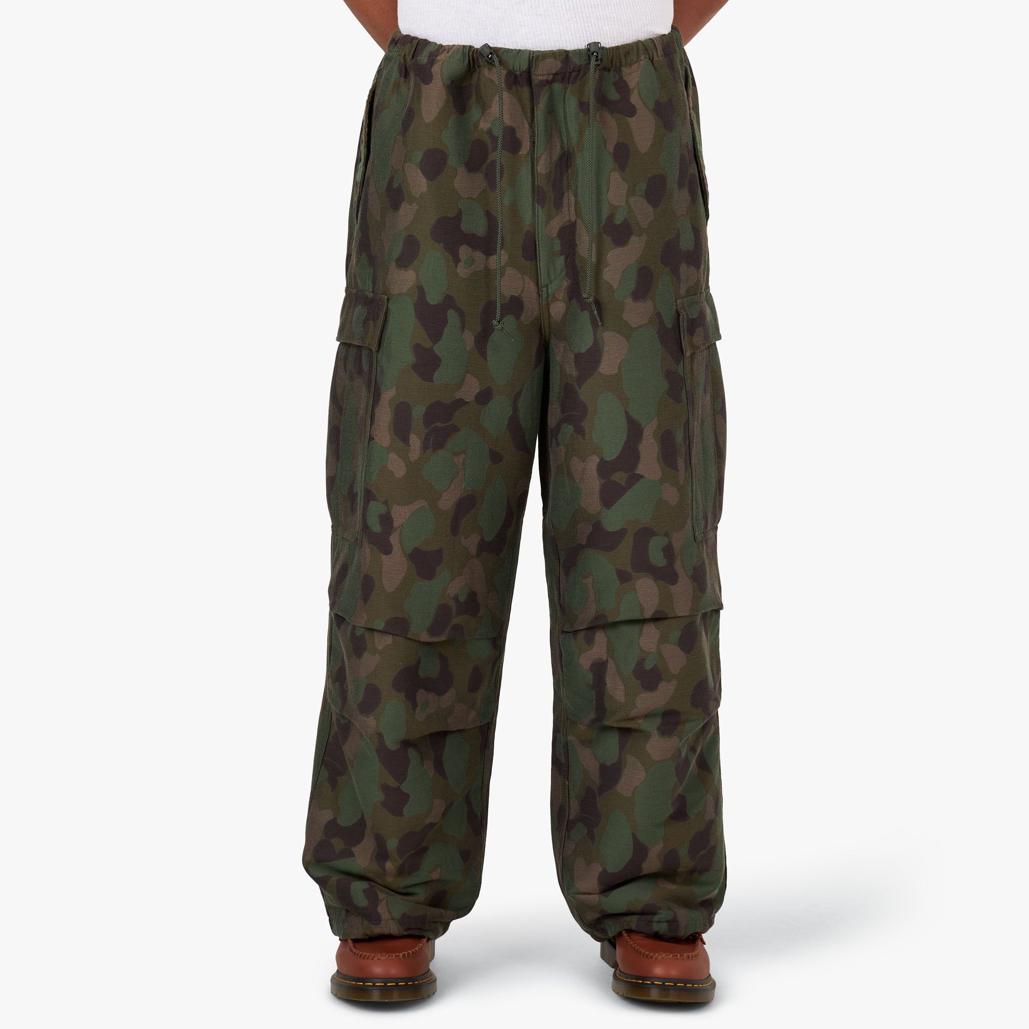 BEAMS PLUS MIL Over Pants Camo Jacquard / Olive sold by Livestock