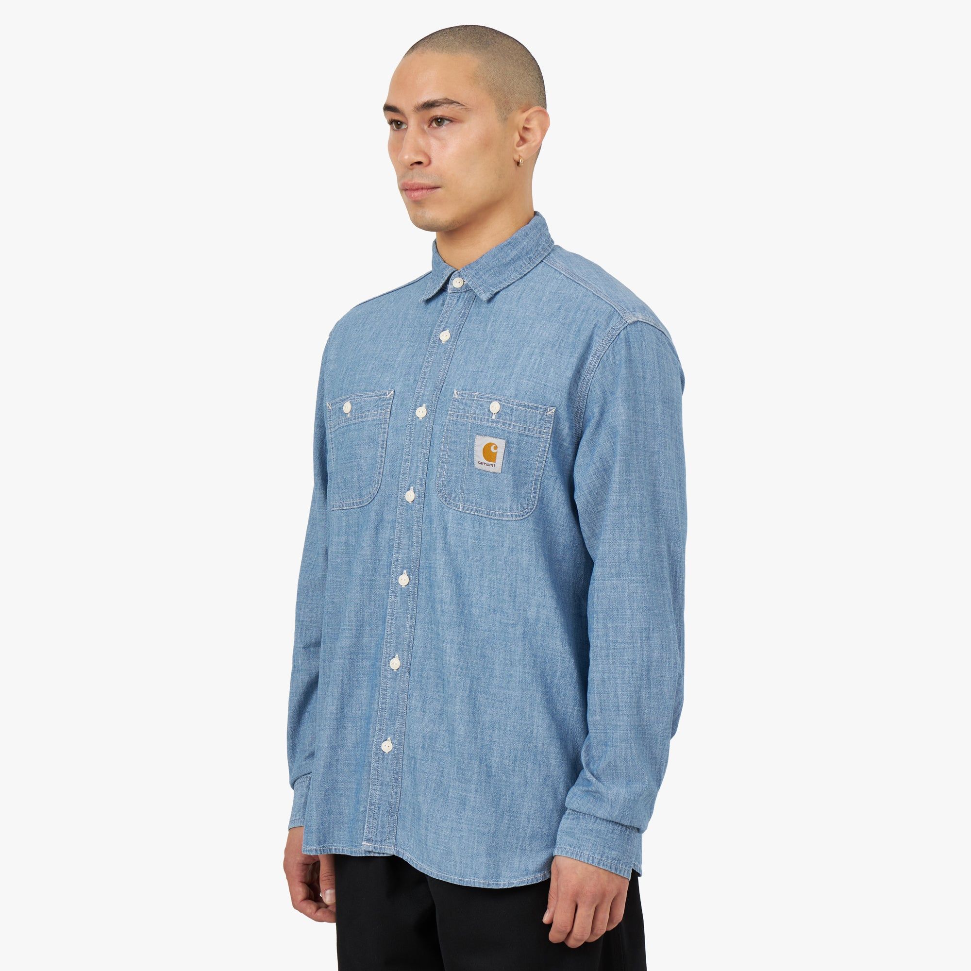 Carhartt WIP Clink Shirt / Blue Bleached sold by Livestock product image thumbnail 2