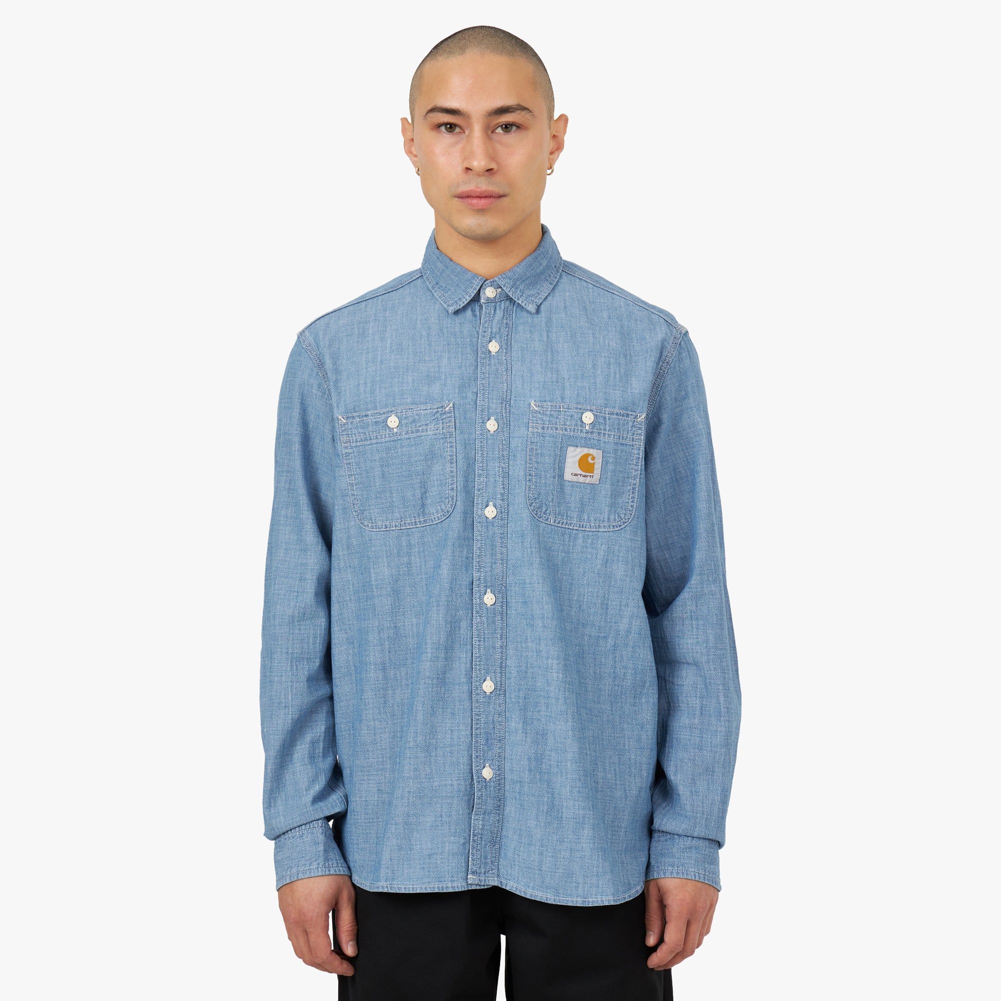 Carhartt WIP Clink Shirt / Blue Bleached sold by Livestock