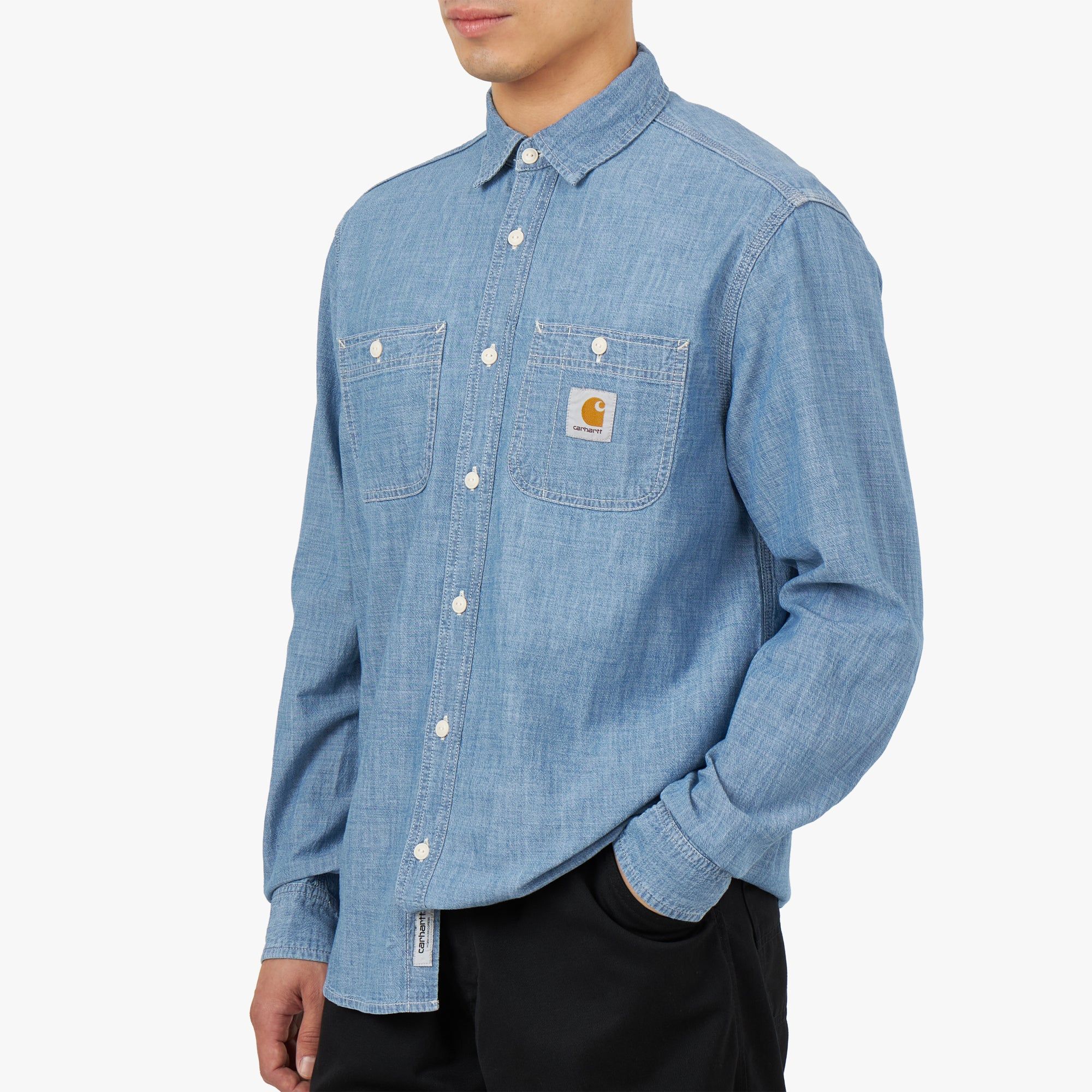 Carhartt WIP Clink Shirt / Blue Bleached sold by Livestock product image thumbnail 4