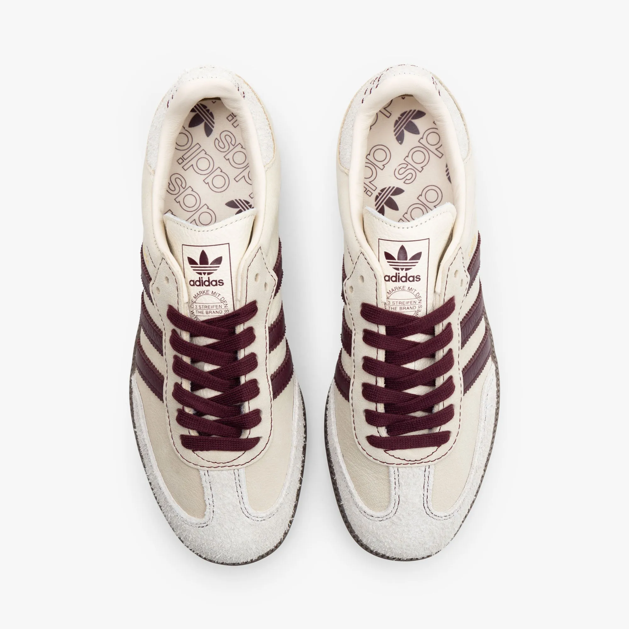 adidas Originals Women's Samba OG Wonder White / Maroon - Putty Grey sold by Livestock product image thumbnail 5