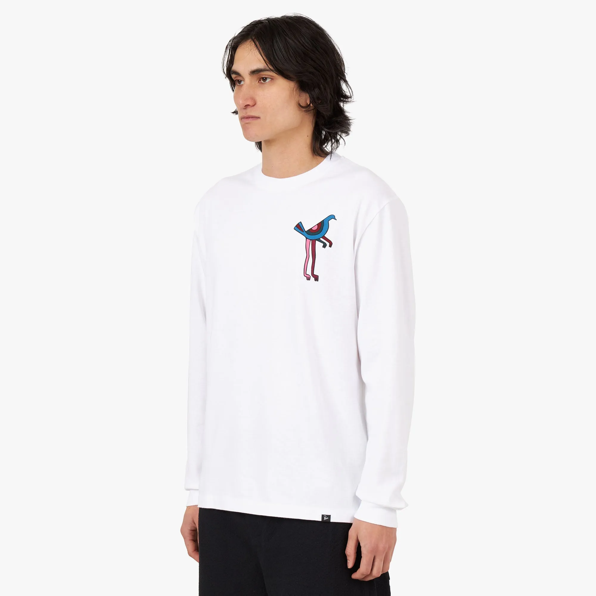 by Parra Wine and Books Long Sleeve T-shirt / White sold by Livestock product image thumbnail 2