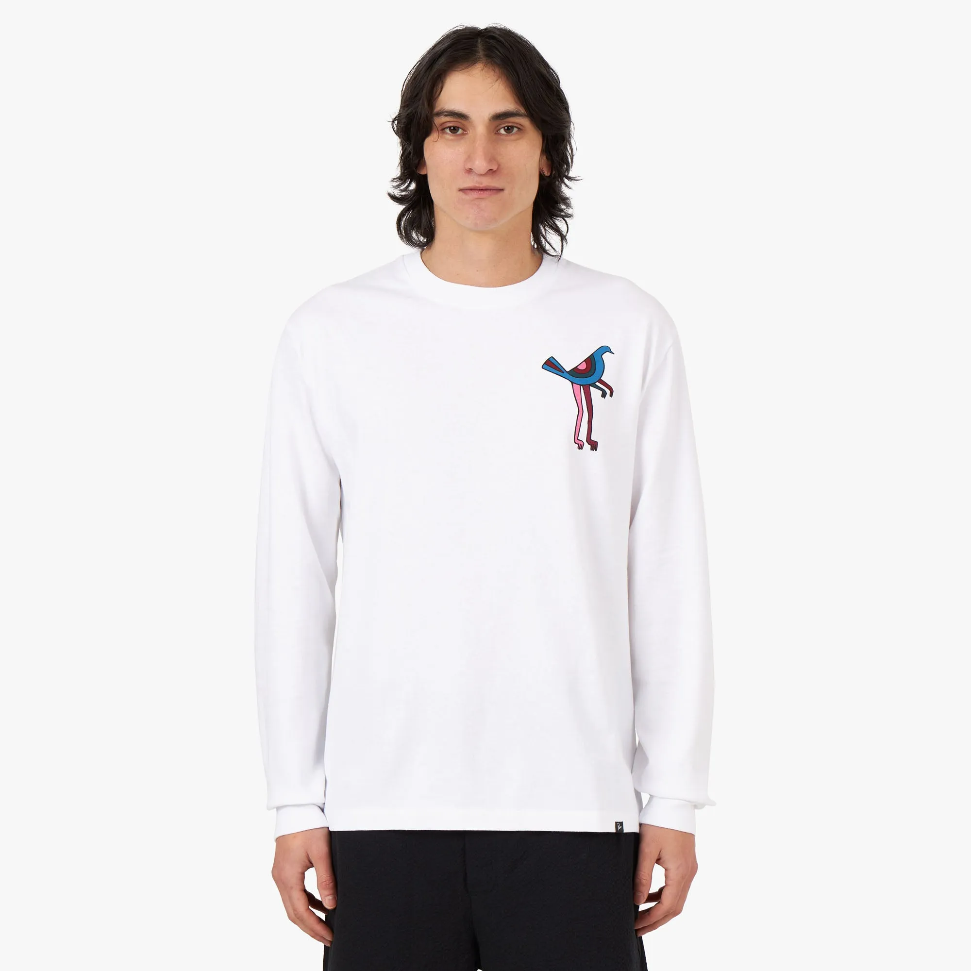 by Parra Wine and Books Long Sleeve T-shirt / White sold by Livestock