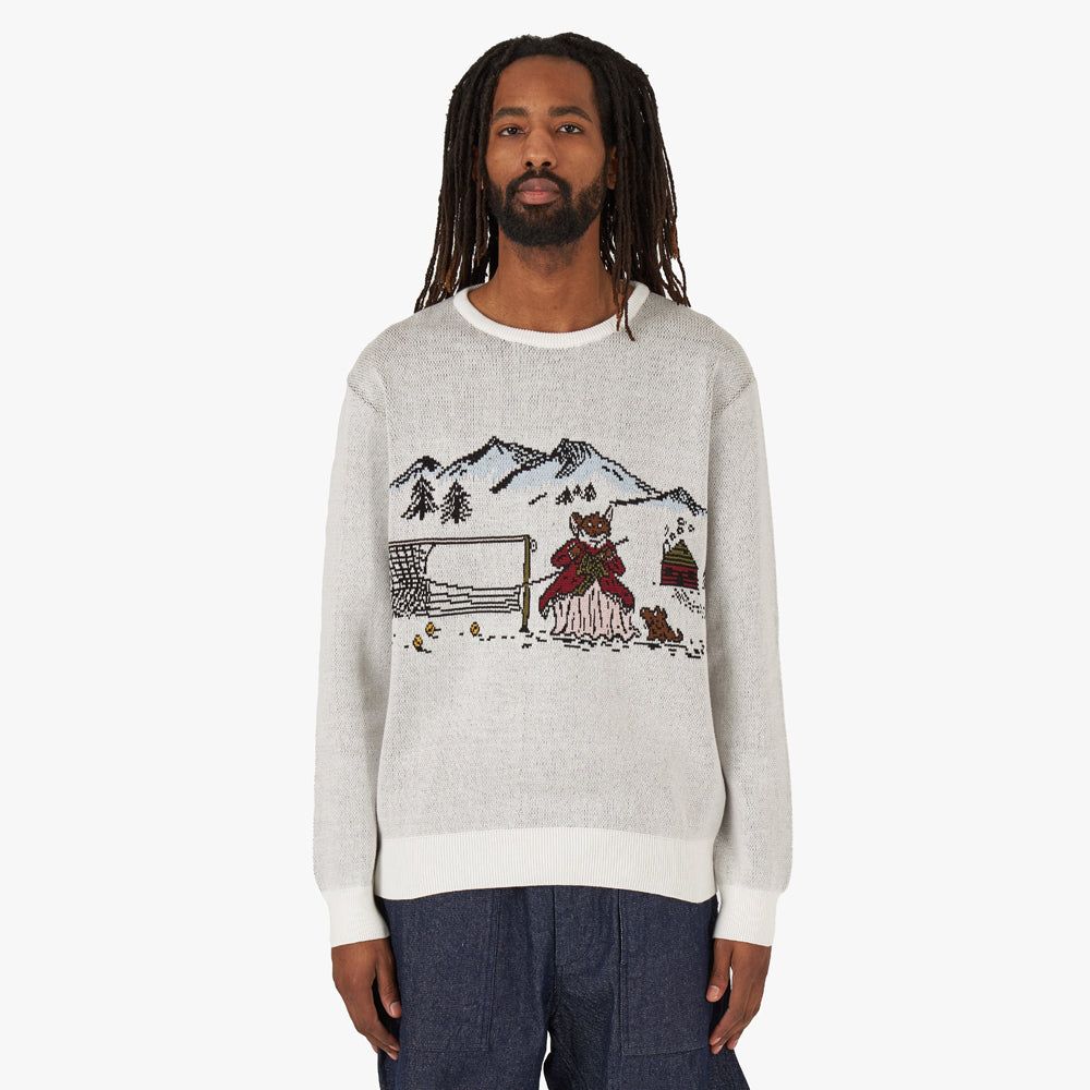 Palmes Andre Knitted Sweater / Off-White sold by Livestock
