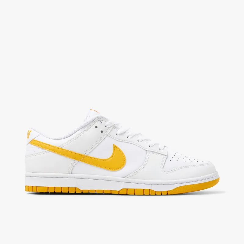 Nike Dunk Low Retro White / University Gold - Summit White sold by Livestock
