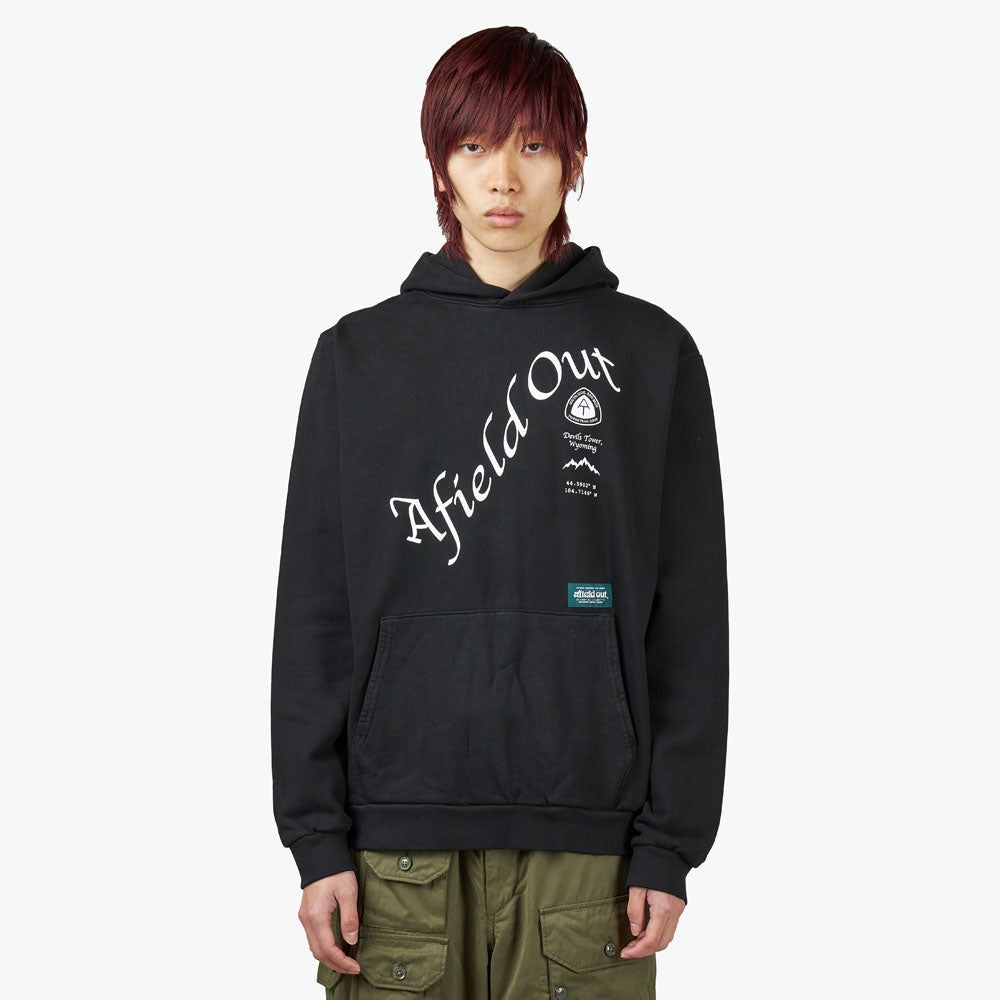 afield out Devils Tower Pullover Hoodie / Black sold by Livestock