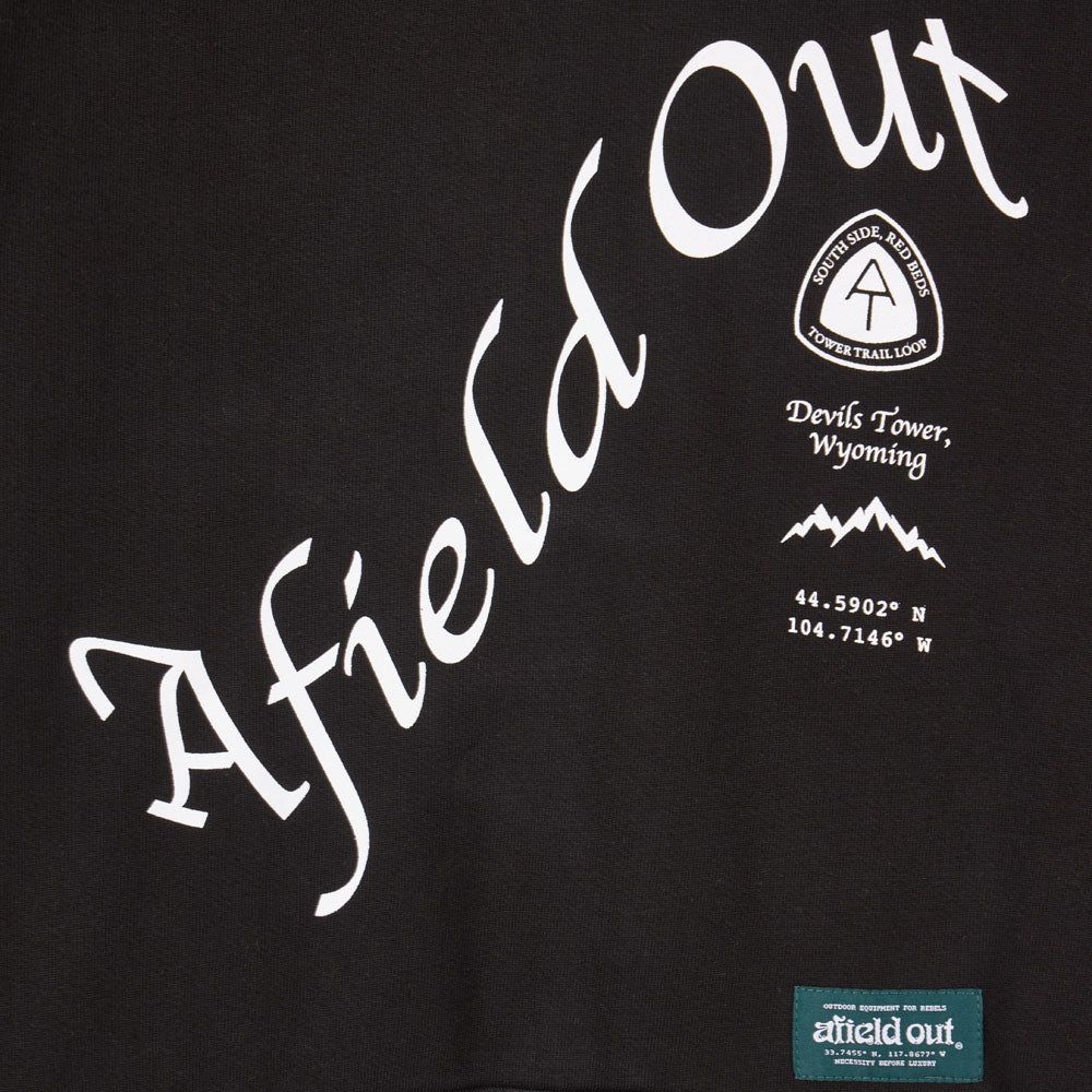 afield out Devils Tower Pullover Hoodie / Black sold by Livestock product image thumbnail 7