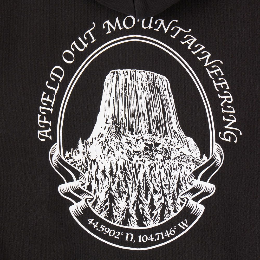 afield out Devils Tower Pullover Hoodie / Black sold by Livestock product image thumbnail 8
