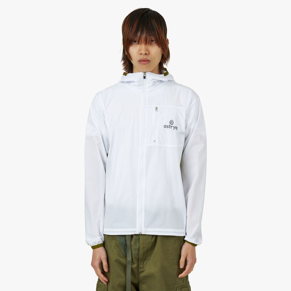 Ostrya Skarn Windbreaker Jacket / White sold by Livestock