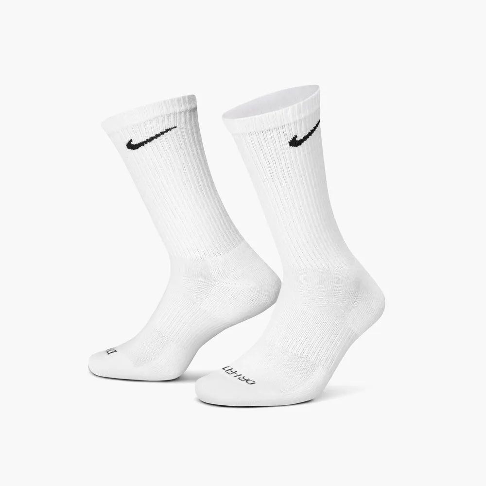 Nike Everyday Plus Cushioned Training Crew Socks (6 Pack) White / Black sold by Livestock