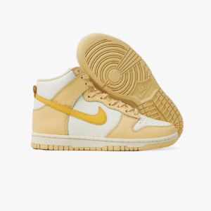 Nike Women's Dunk High Pale Vanilla / Topaz Gold - Sail sold by Livestock