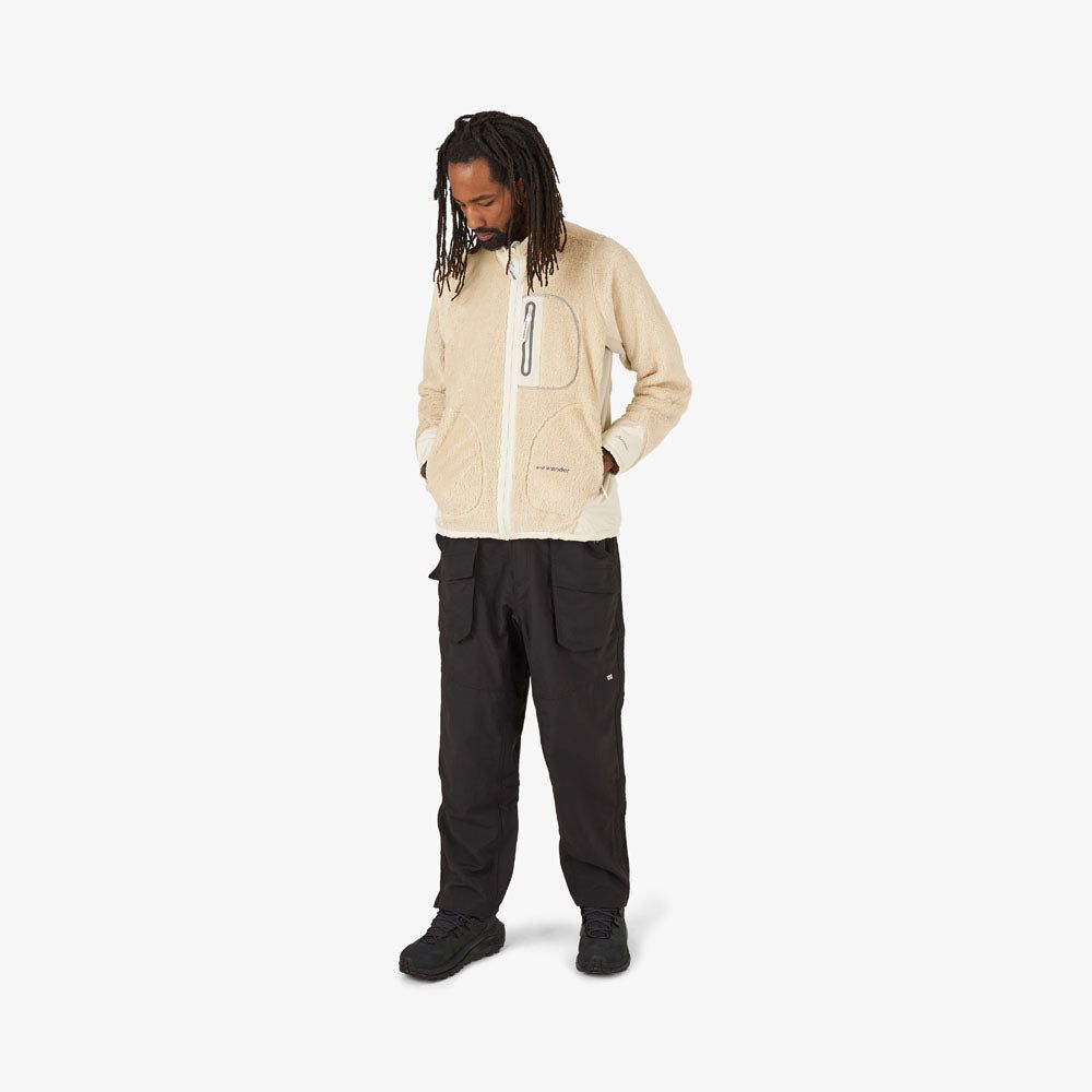 and wander High Loft Fleece Jacket / Off White sold by Livestock product image thumbnail 7