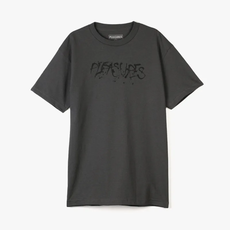 Pleasures God Bless T-shirt / Charcoal made by Pleasures